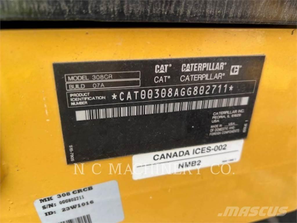 CAT 308 CRCB Telakaivukoneet