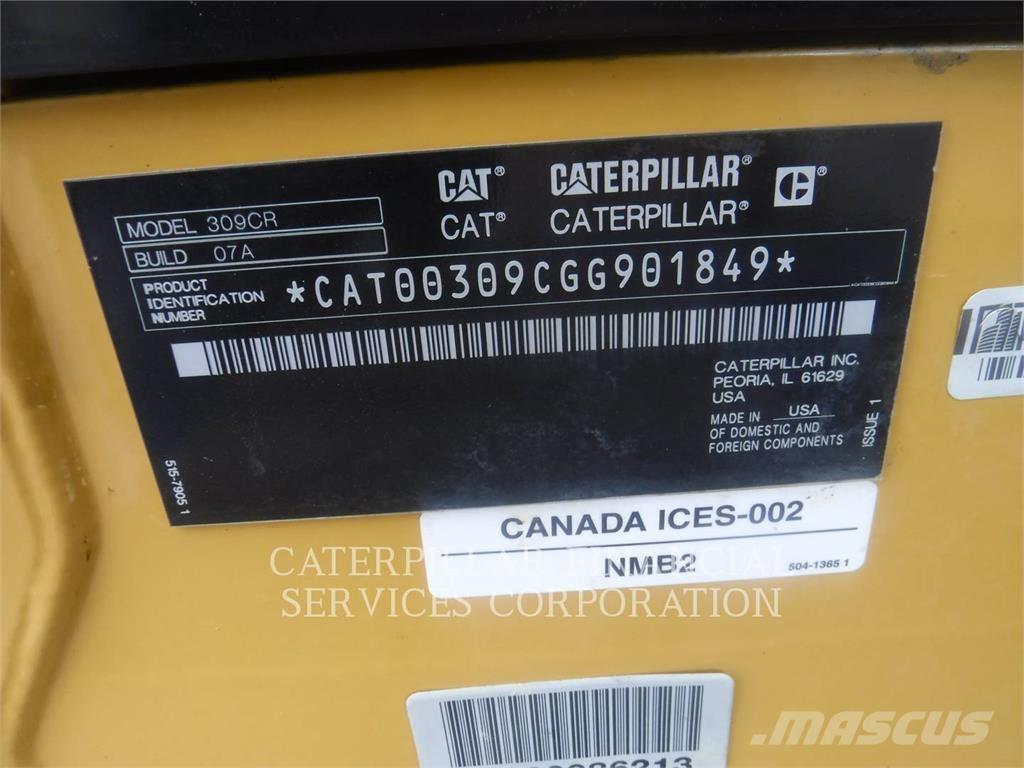 CAT 309-07CR Telakaivukoneet