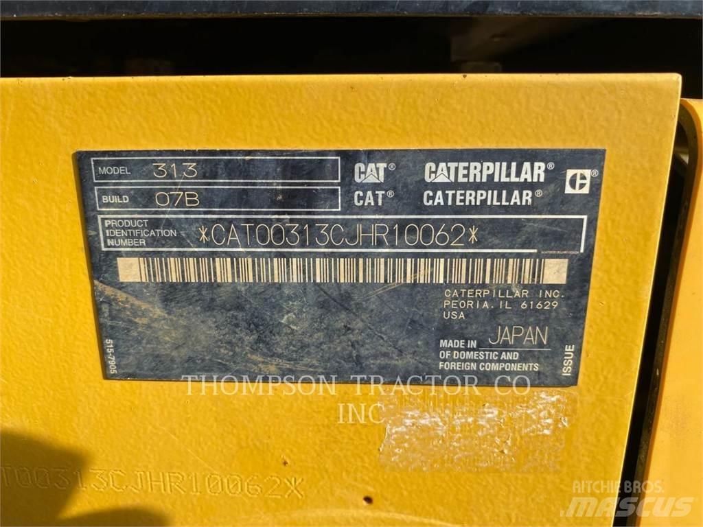 CAT 313 Telakaivukoneet