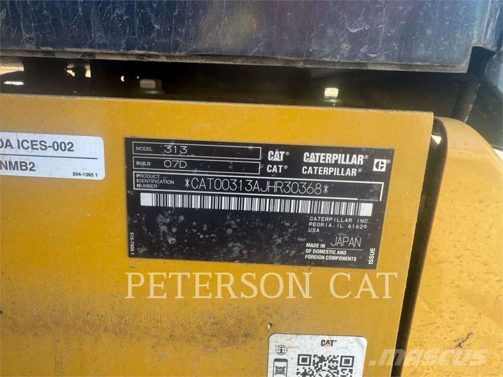 CAT 313 Telakaivukoneet