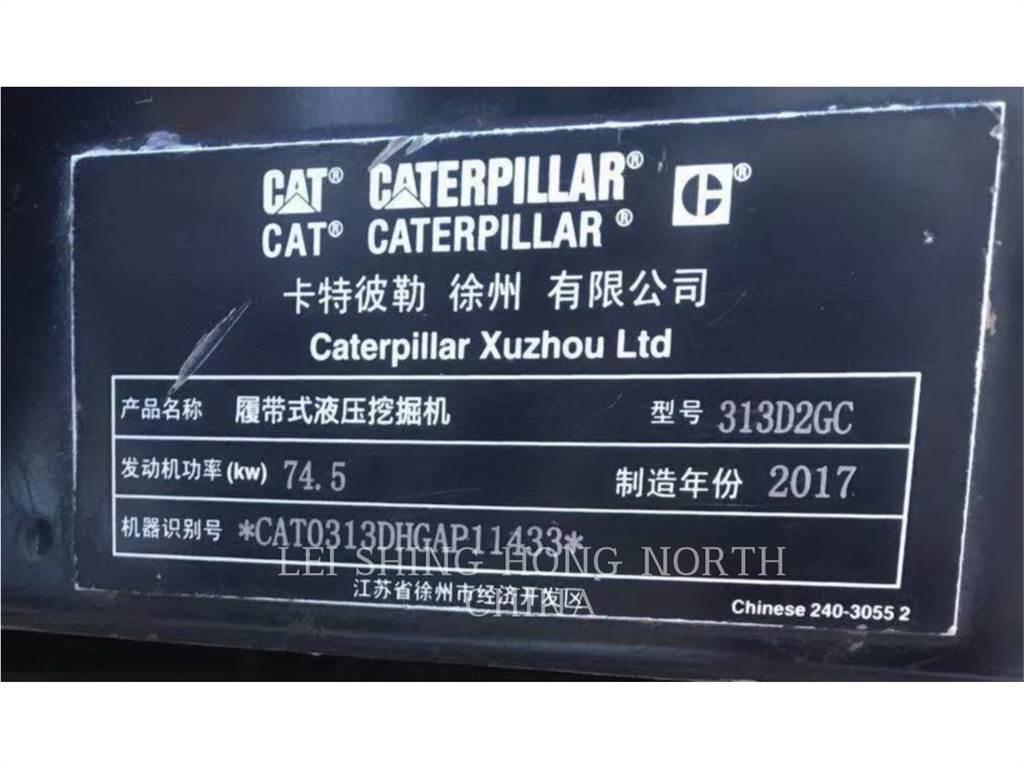 CAT 313D2GC Telakaivukoneet