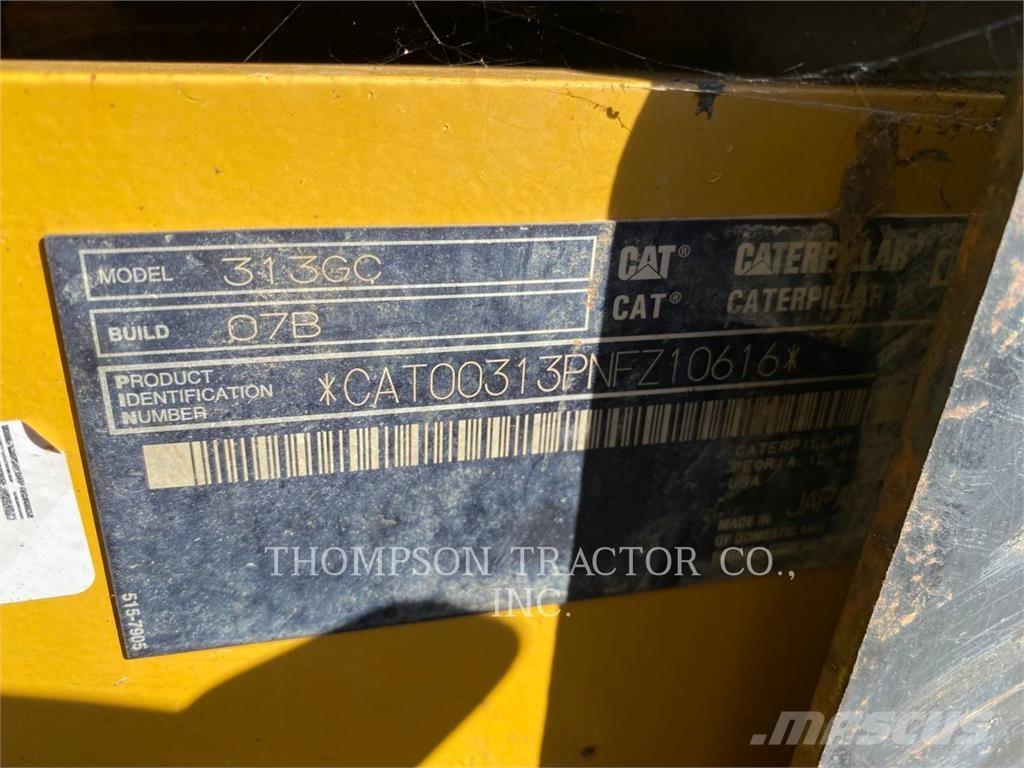 CAT 313GC Telakaivukoneet
