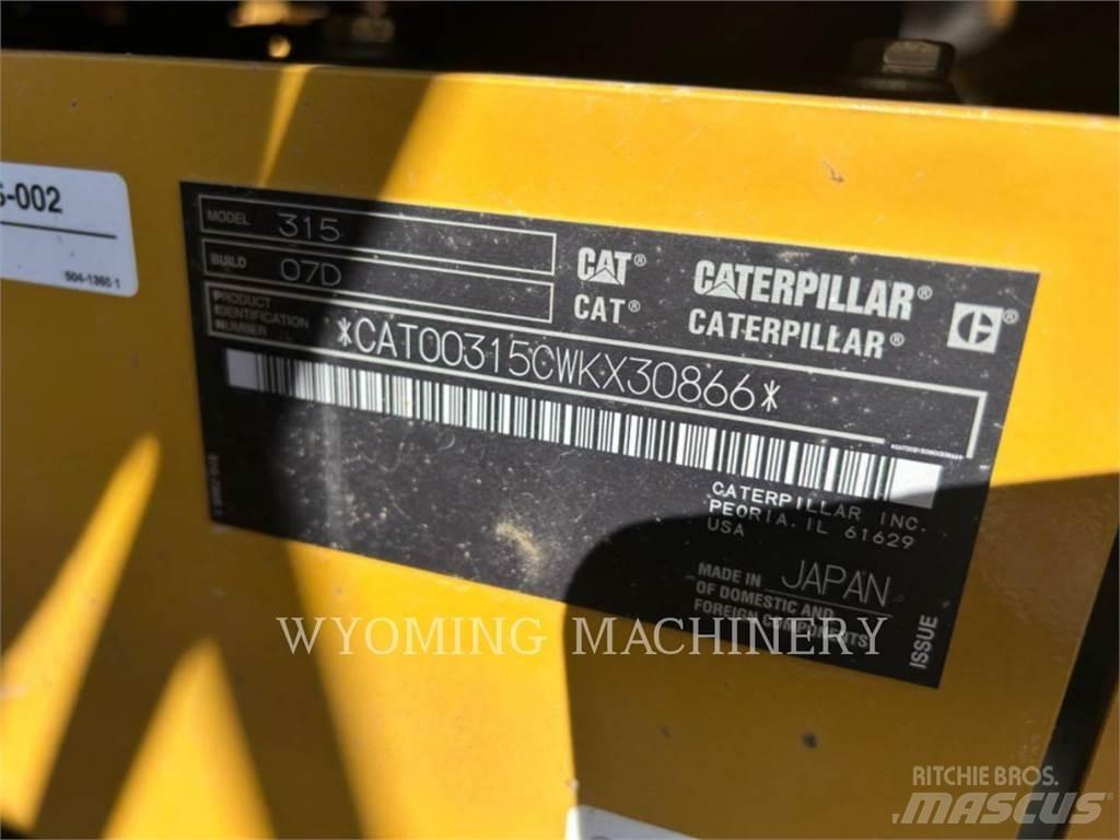 CAT 315 Telakaivukoneet