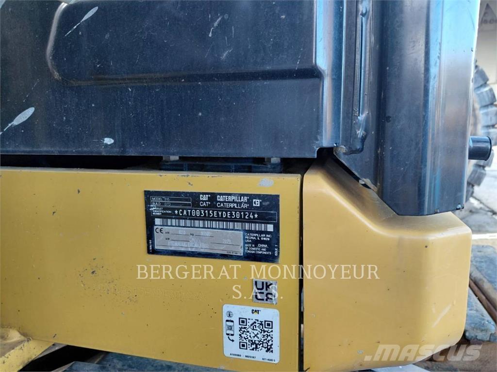 CAT 315 Telakaivukoneet