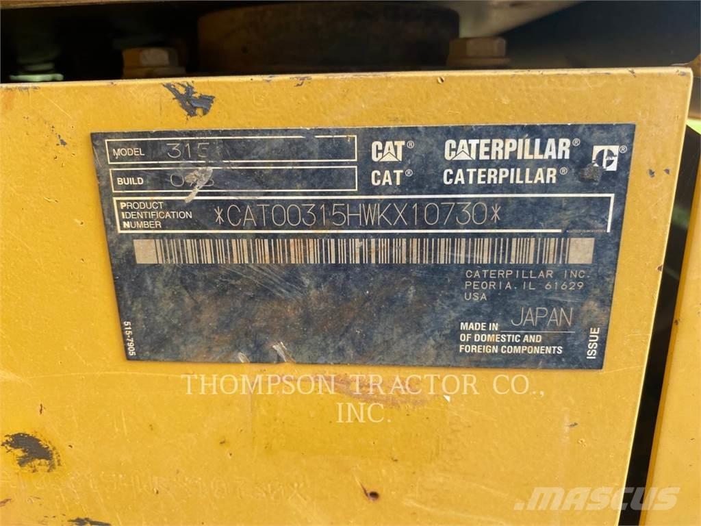CAT 315 Telakaivukoneet