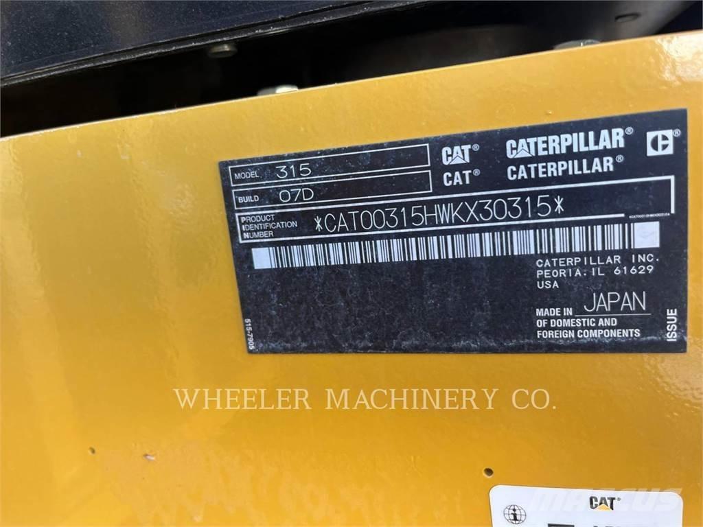 CAT 315 CF Telakaivukoneet