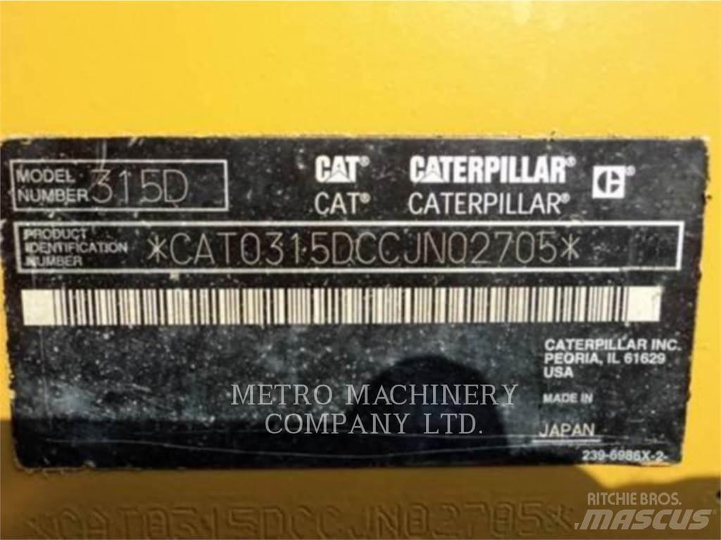 CAT 315DL Telakaivukoneet