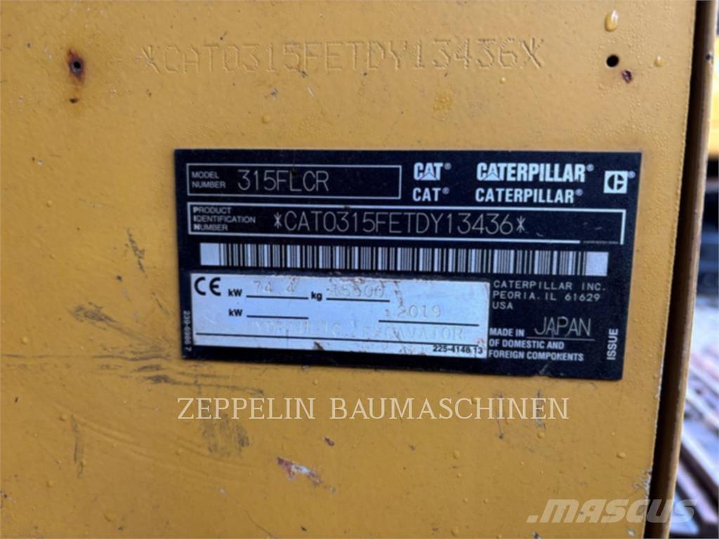 CAT 315FL Telakaivukoneet