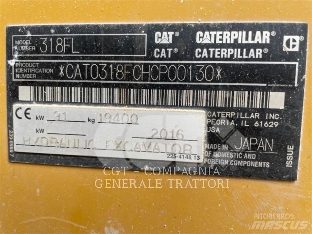 CAT 318F Telakaivukoneet