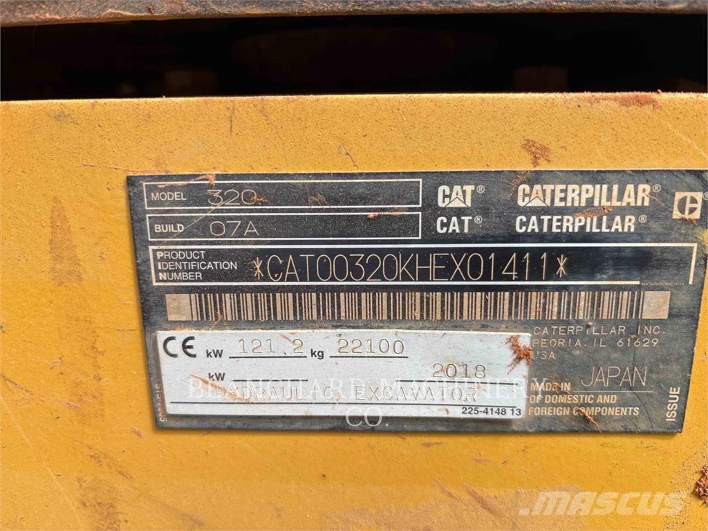 CAT 320 Telakaivukoneet