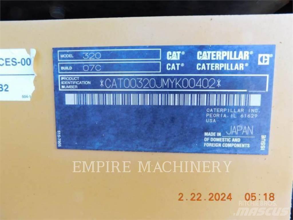 CAT 320-07 P Telakaivukoneet