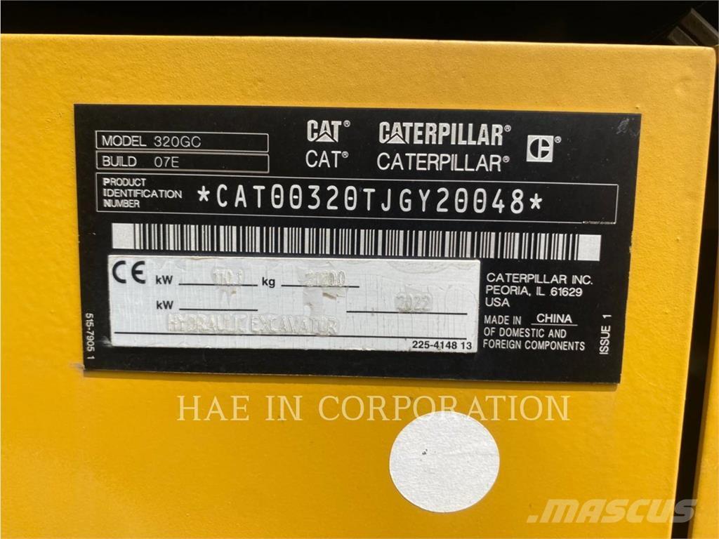 CAT 320-07GC Telakaivukoneet