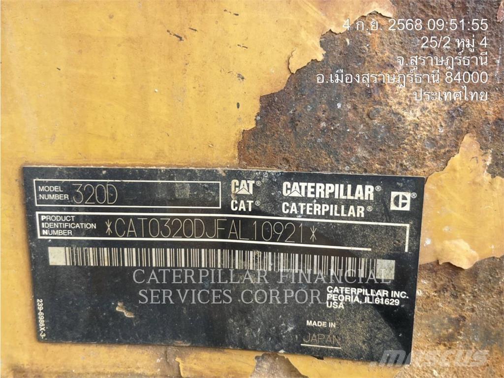 CAT 320D Telakaivukoneet