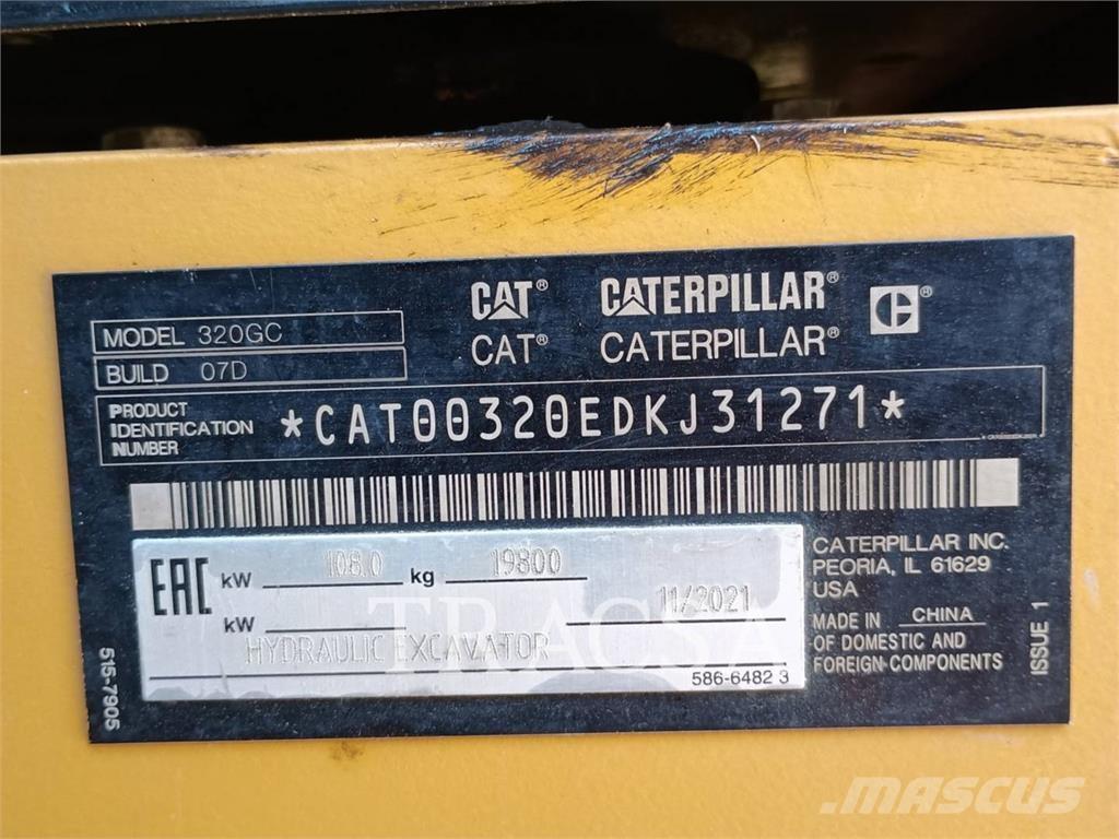 CAT 320GC Telakaivukoneet