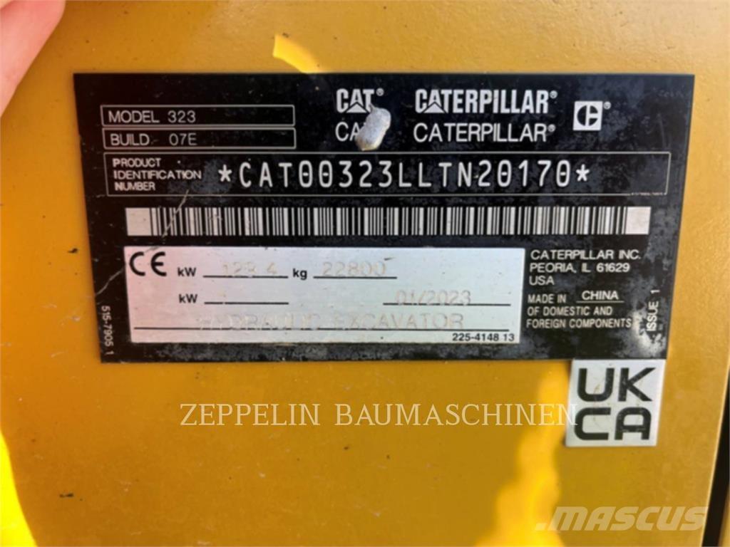 CAT 323-07D Telakaivukoneet