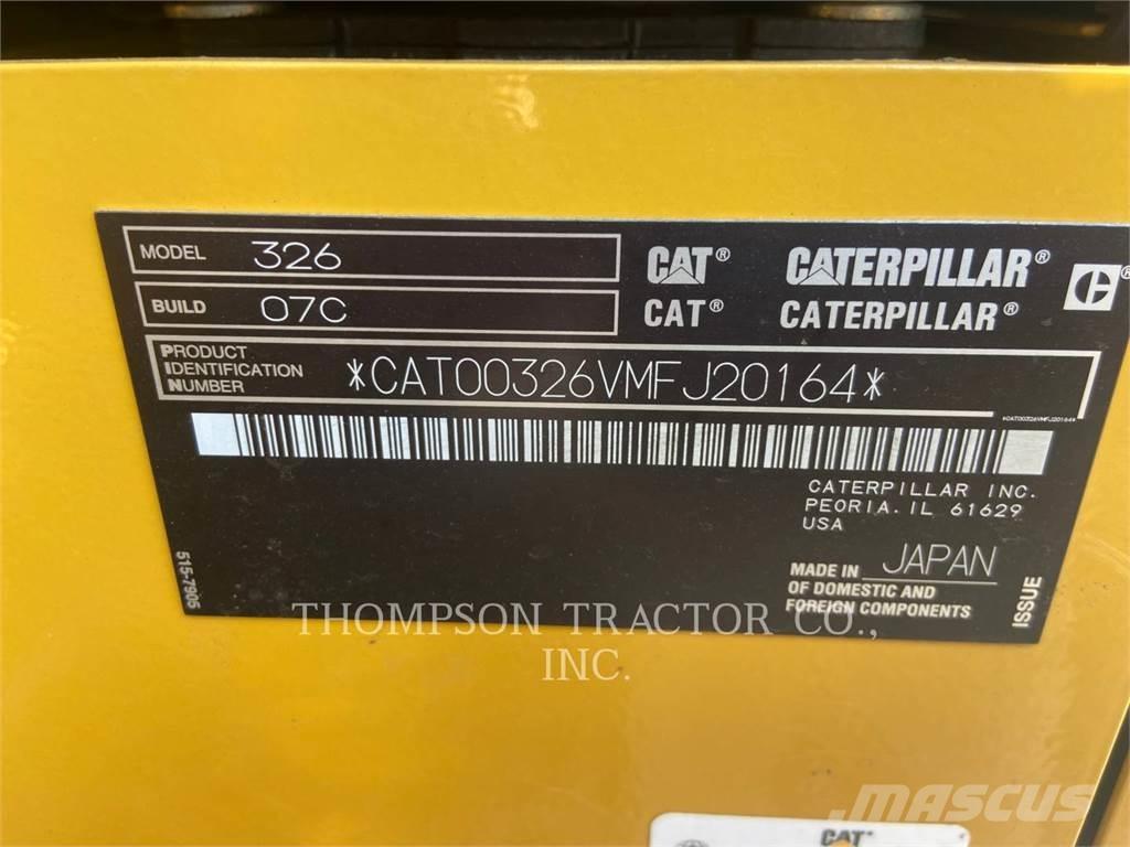CAT 326 Telakaivukoneet