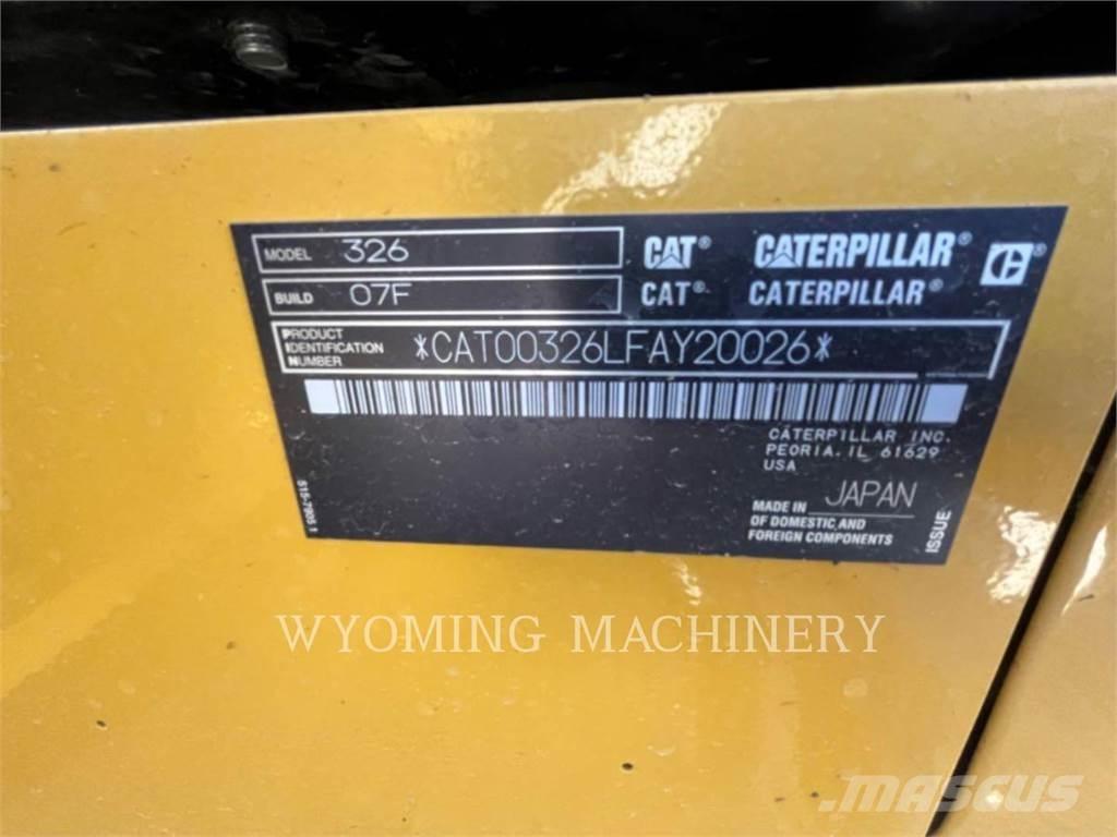 CAT 326 Telakaivukoneet