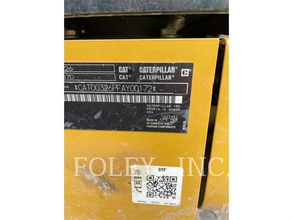 CAT 326-07 Telakaivukoneet