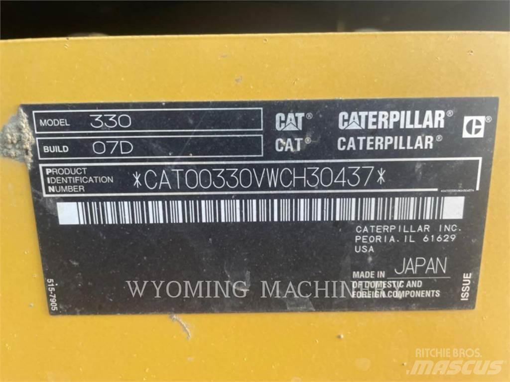 CAT 330 Telakaivukoneet
