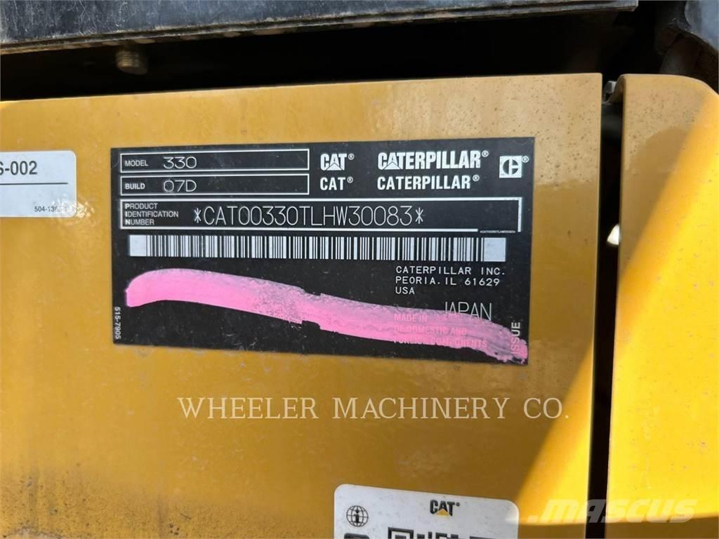 CAT 330 Telakaivukoneet