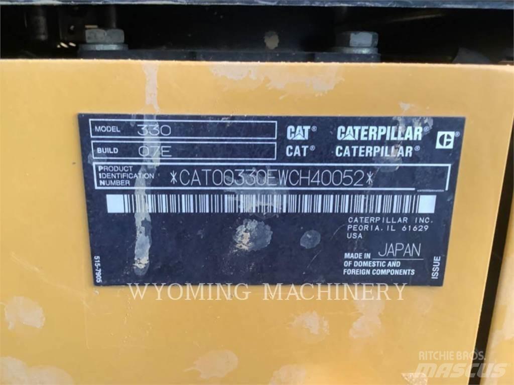 CAT 330 Telakaivukoneet
