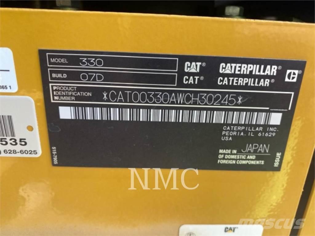 CAT 330 Telakaivukoneet