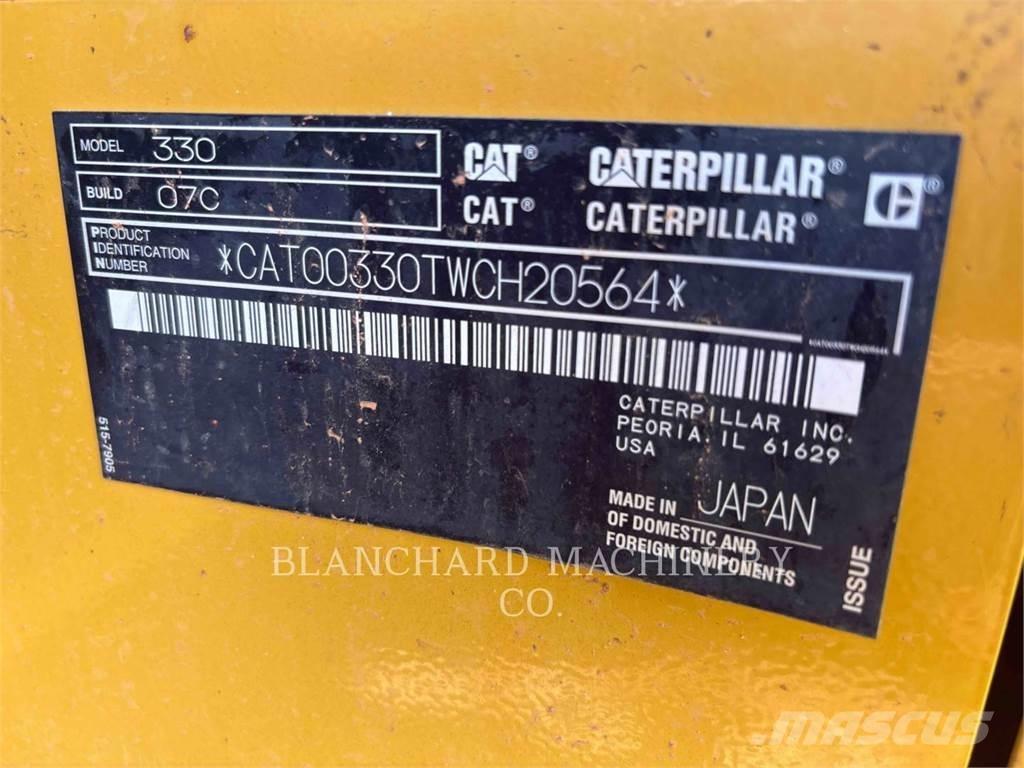 CAT 330 Telakaivukoneet