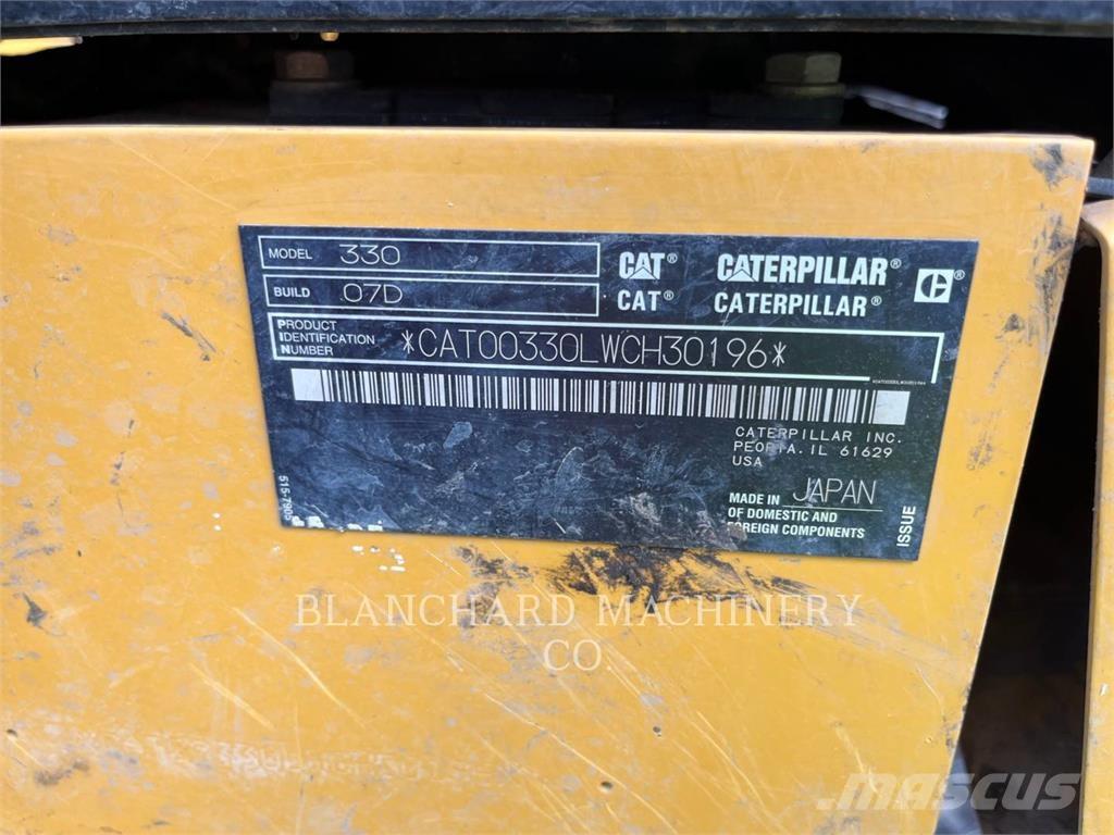 CAT 330 Telakaivukoneet