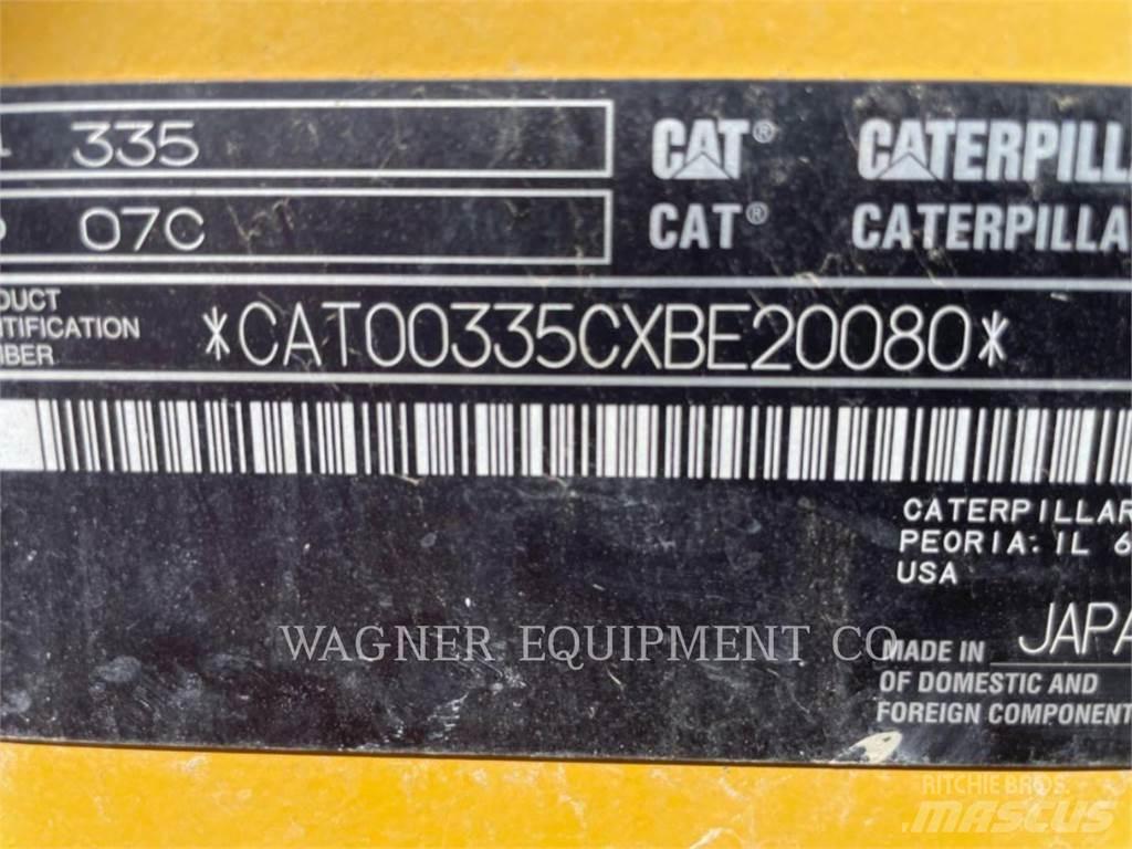 CAT 335 Telakaivukoneet
