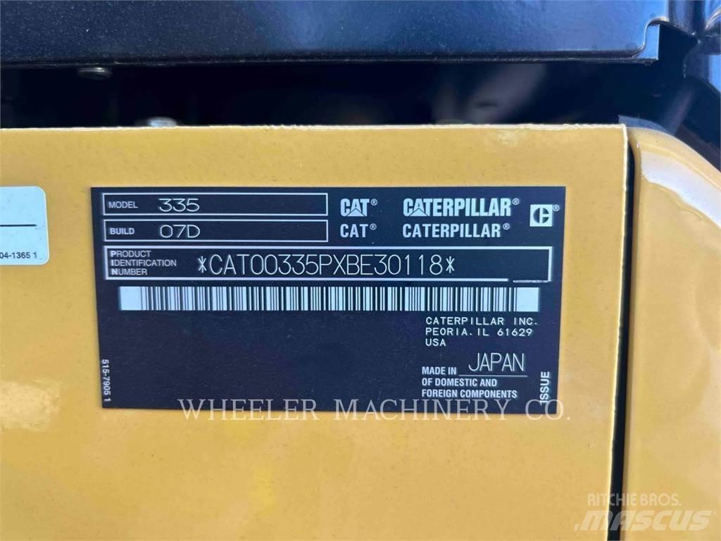 CAT 335 CF Telakaivukoneet