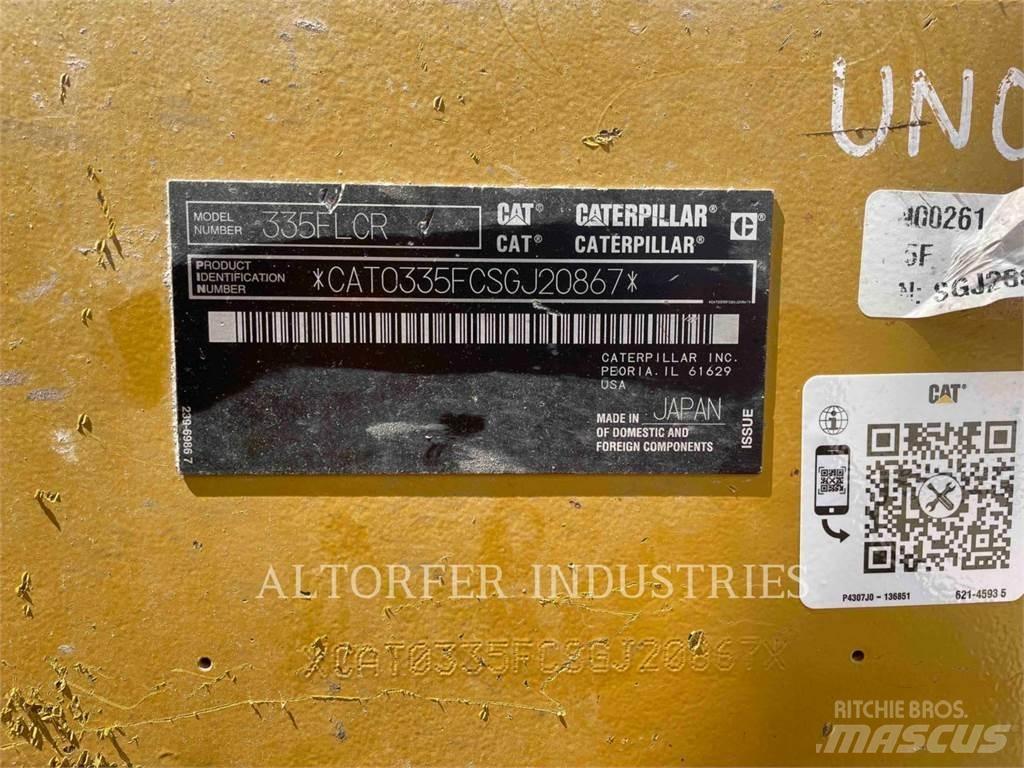 CAT 335F LCR Telakaivukoneet
