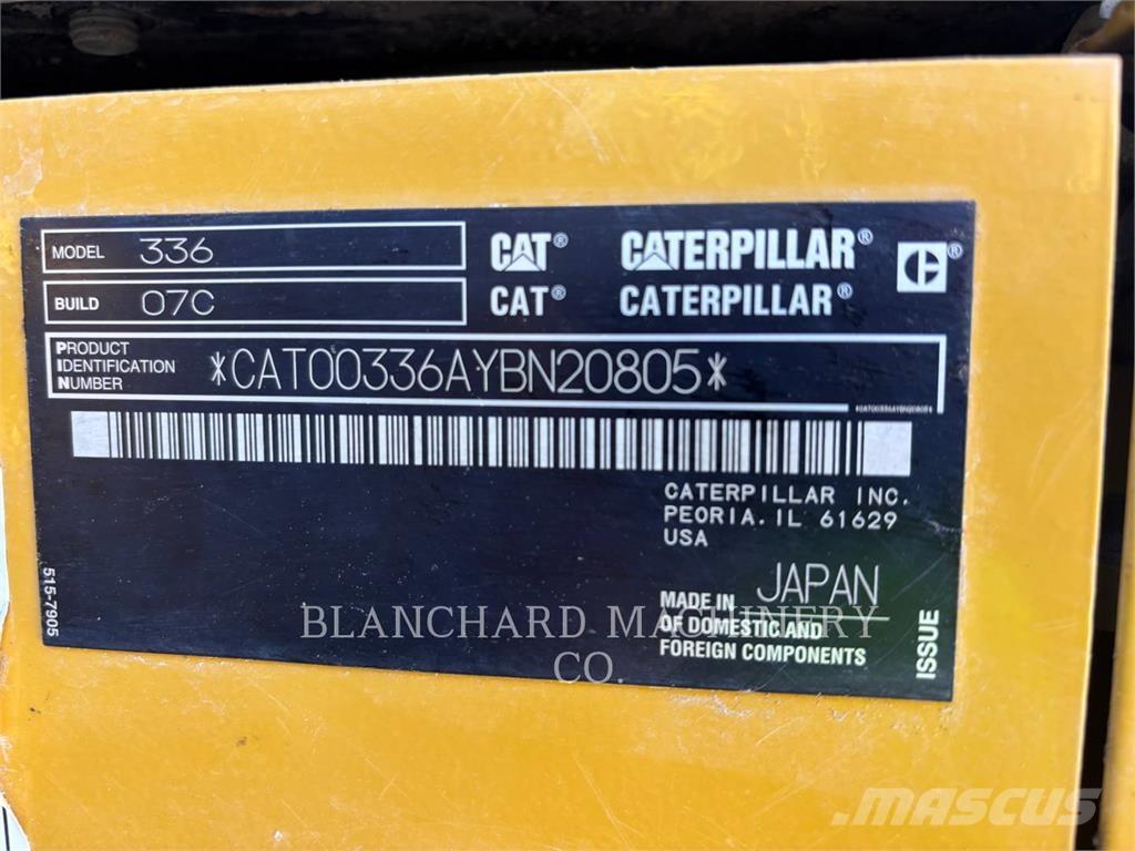 CAT 336 Telakaivukoneet