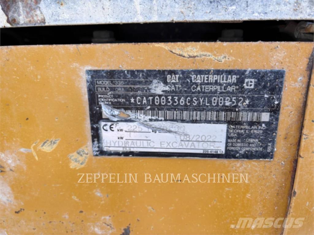 CAT 336-08 Telakaivukoneet