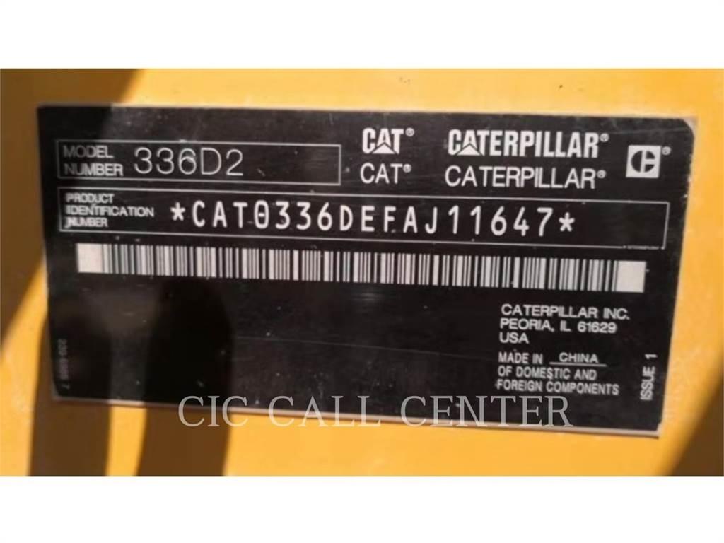 CAT 336D2 Telakaivukoneet