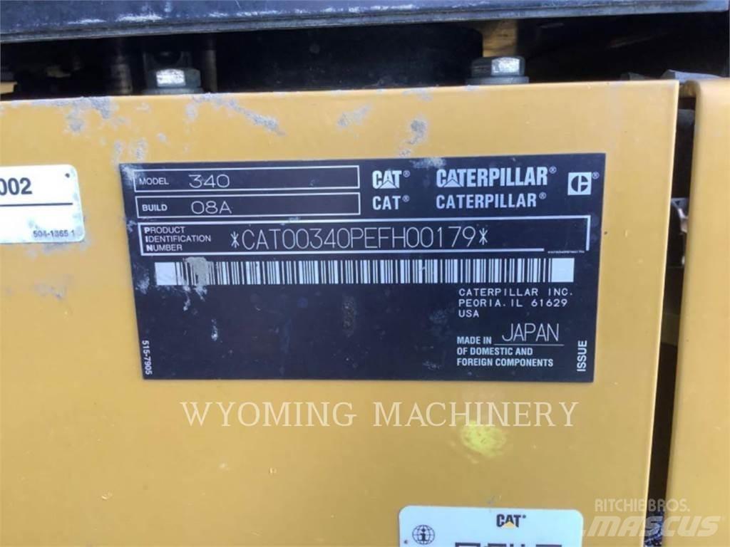 CAT 340 Telakaivukoneet