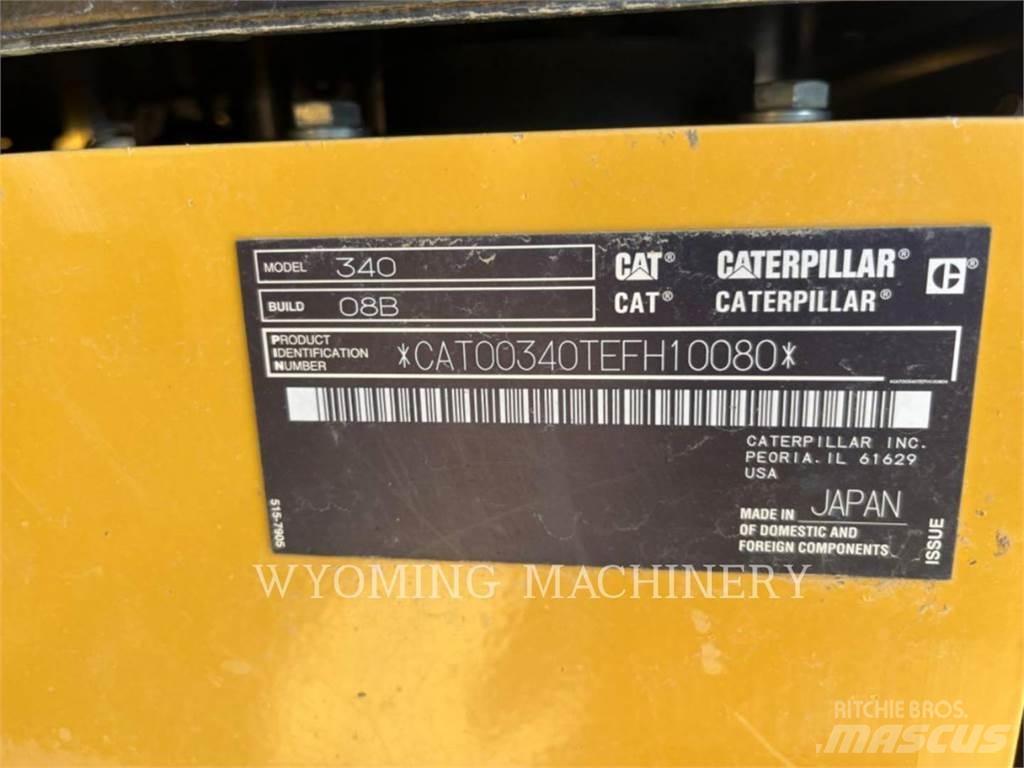 CAT 340 Telakaivukoneet