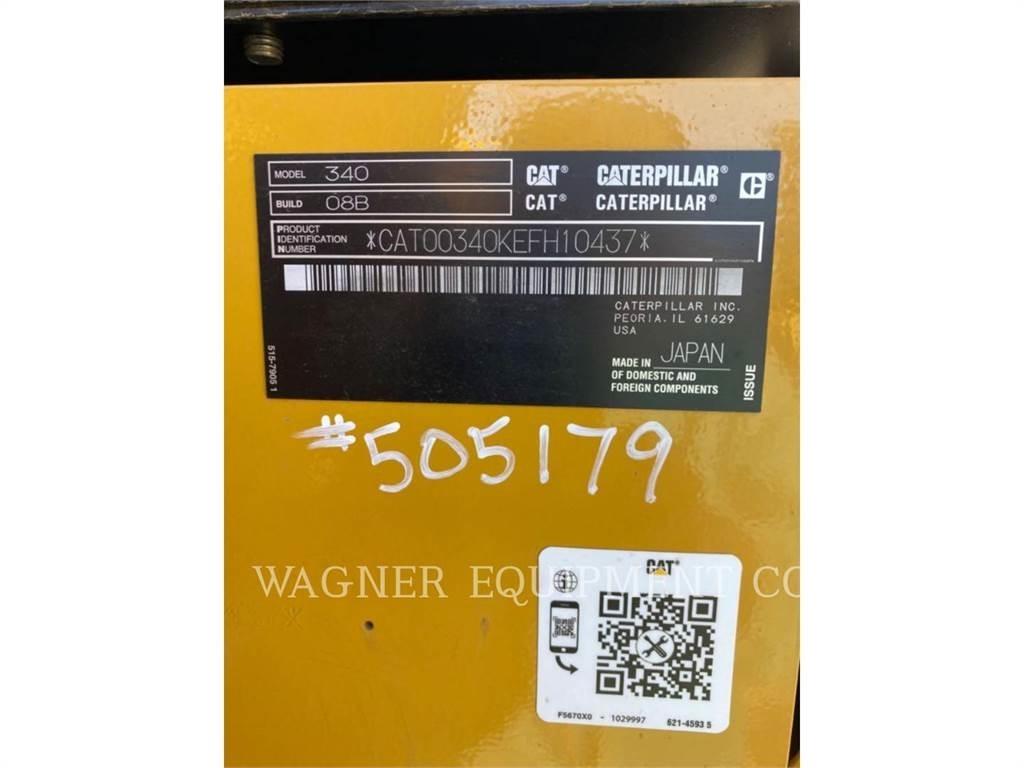 CAT 340 Telakaivukoneet