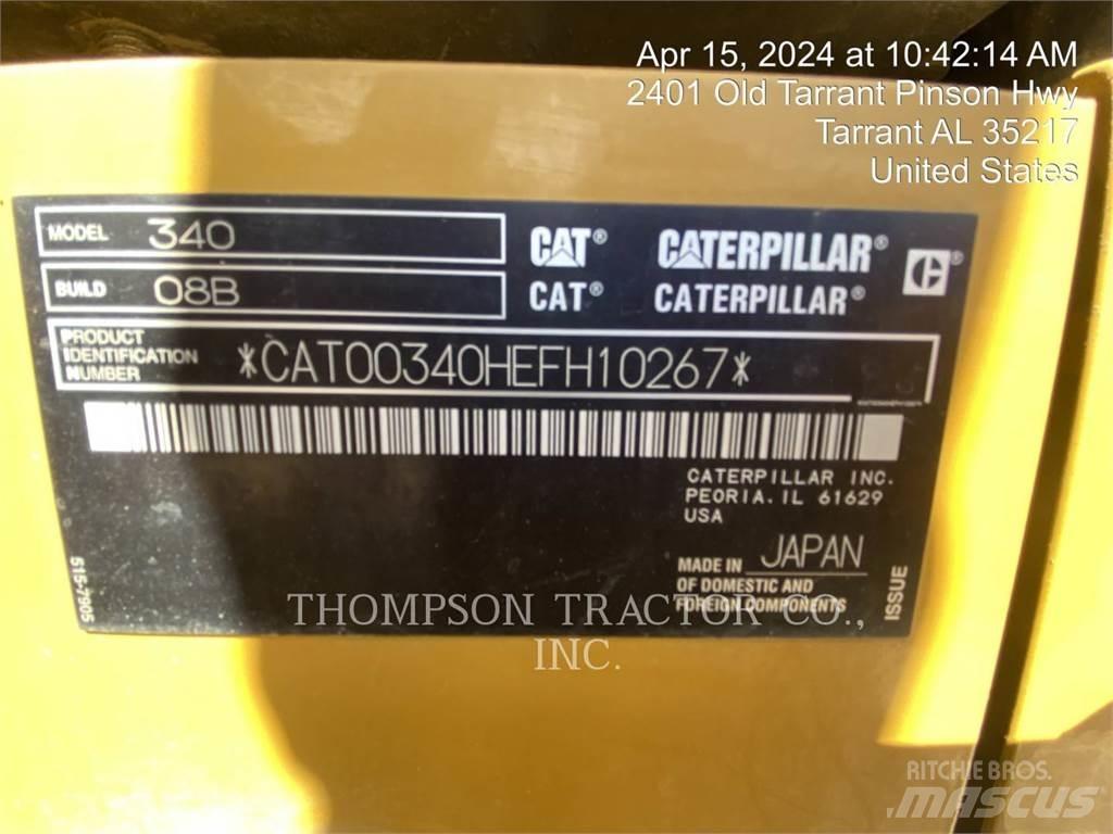 CAT 340 Telakaivukoneet