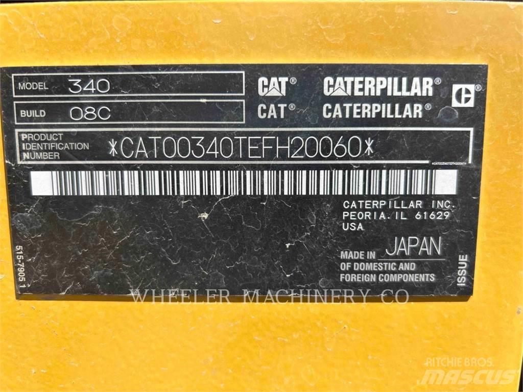 CAT 340 Telakaivukoneet