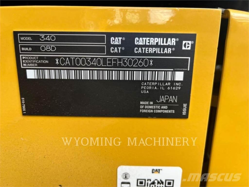 CAT 340 Telakaivukoneet