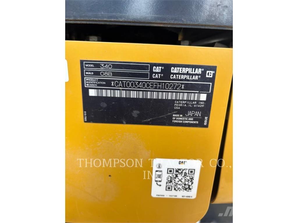 CAT 340 Telakaivukoneet