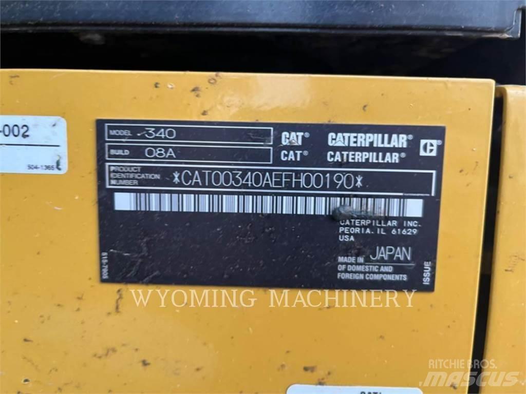CAT 340 Telakaivukoneet