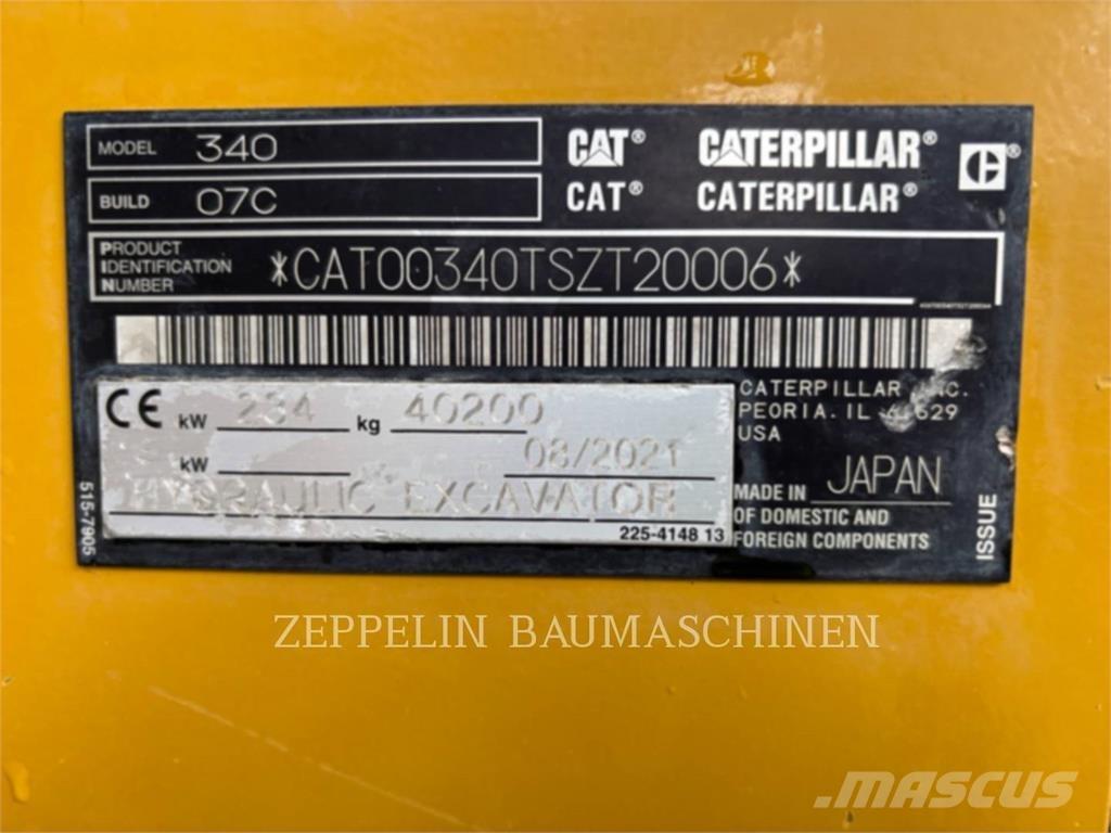 CAT 340-07A Telakaivukoneet