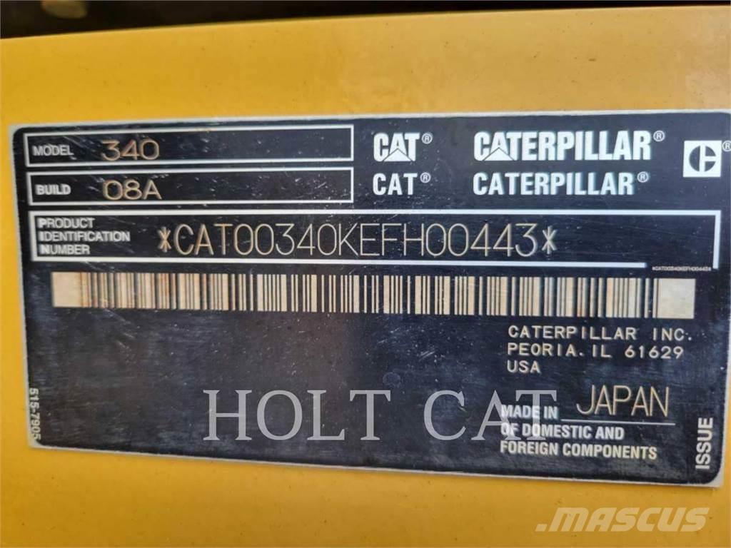 CAT 340 12 TC Telakaivukoneet