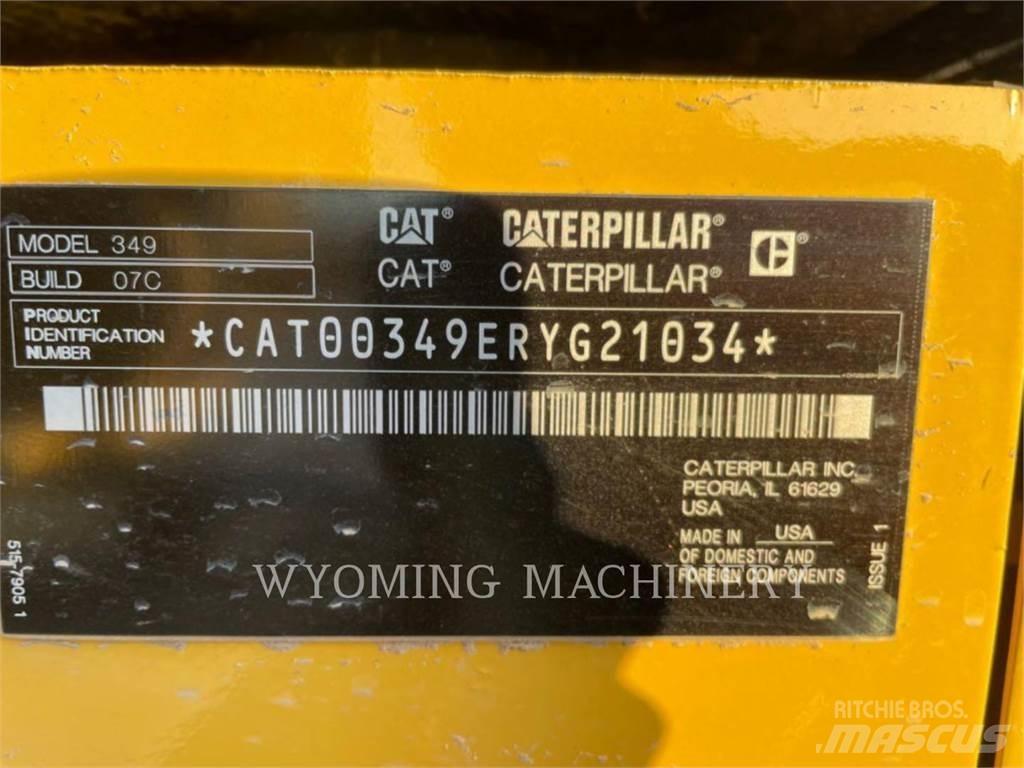 CAT 349 Telakaivukoneet