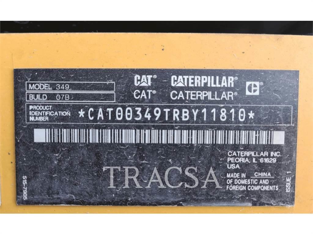 CAT 349 Telakaivukoneet