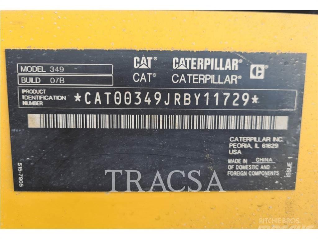 CAT 349 Telakaivukoneet