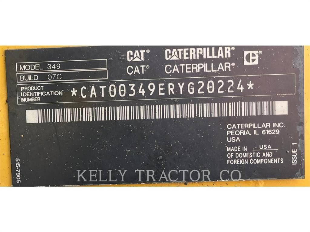 CAT 349 Telakaivukoneet