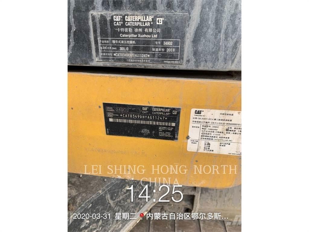 CAT 349D2 Telakaivukoneet