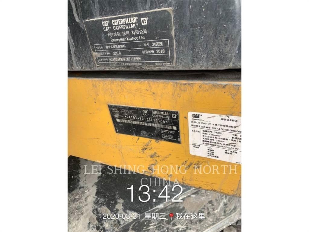 CAT 349D2L Telakaivukoneet